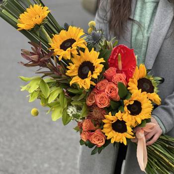 Bouquet with Sunflower - code:1027