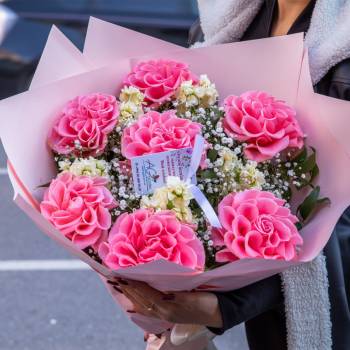 Bouquet of Pink Roses - code:5076